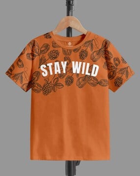 codez Boys Graphic Print Regular Fit Round-Neck T-Shirt-picture-13