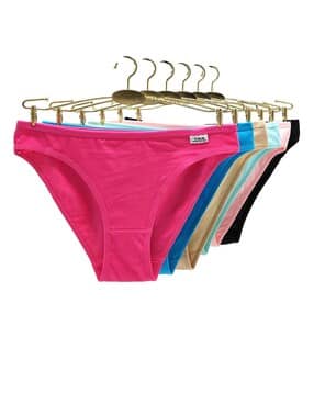 Women Pack of 6 High-Rise Full-Coverage Briefs-image-25