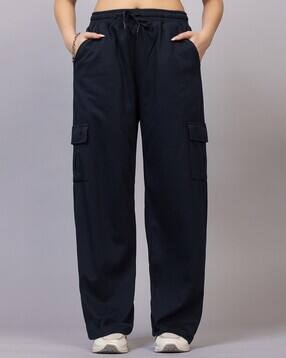 cozy & cove Women Flat Front Straight-Fit Trousers-picture-48