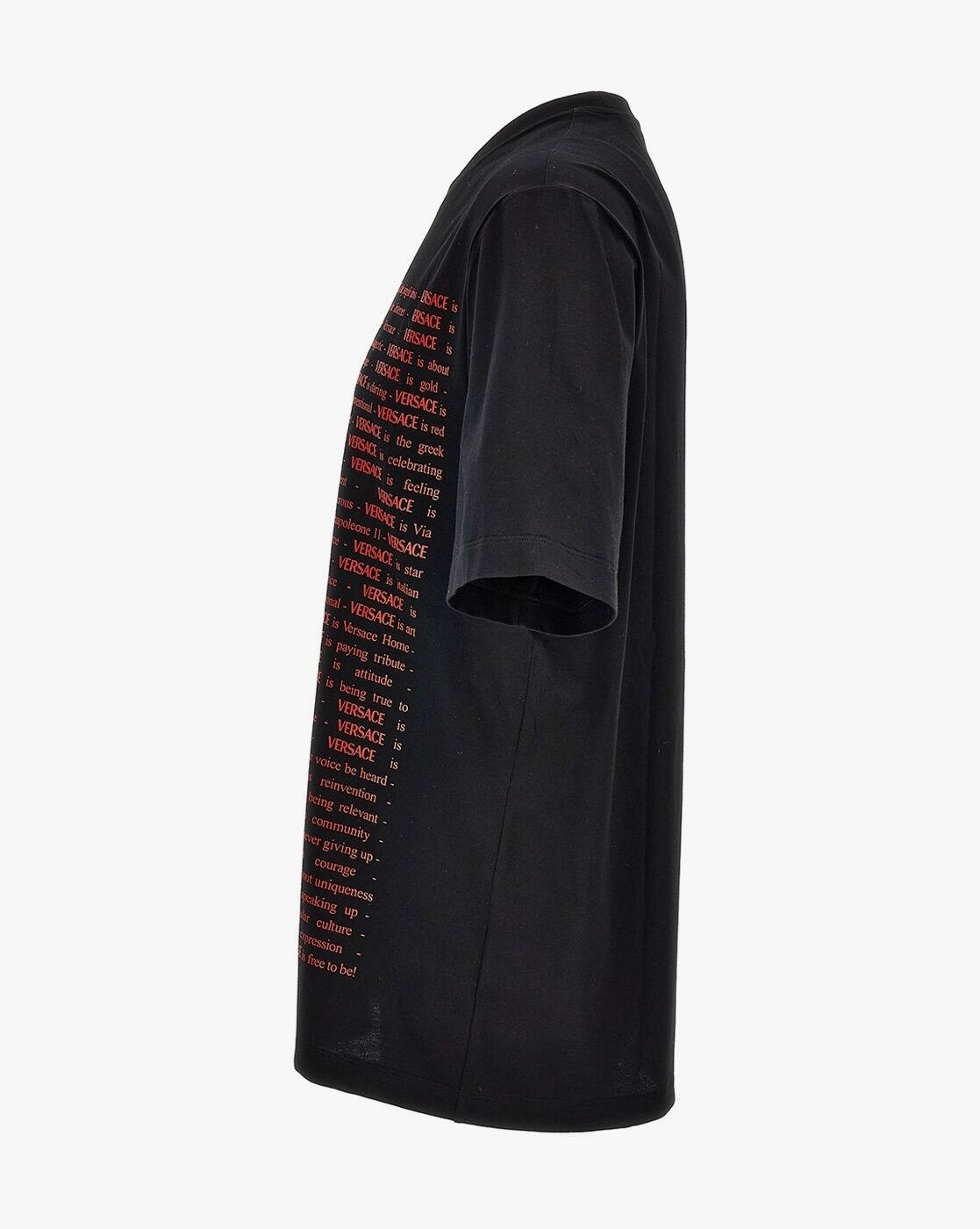 Buy VERSACE House of Versace T-Shirt | Black Color Men | AJIO LUXE