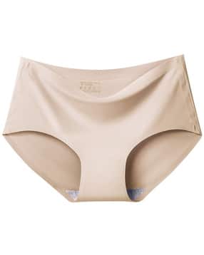 cumsin Women Seamless Briefs with Elasticated Waist-picture-38