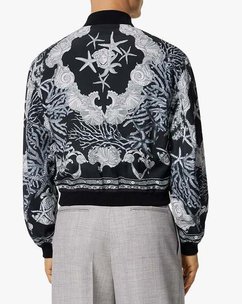 Versace Coral Bomber Jacket Versace RICAMO MEDUSA UNISEX Winter