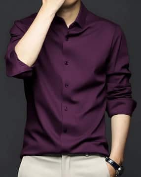 babirusa Men Regular Fit Shirt with Spread-Collar-picture-25