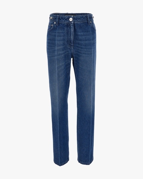 VERSACE Light blue denim cargo jeans Versace Denim Cargos