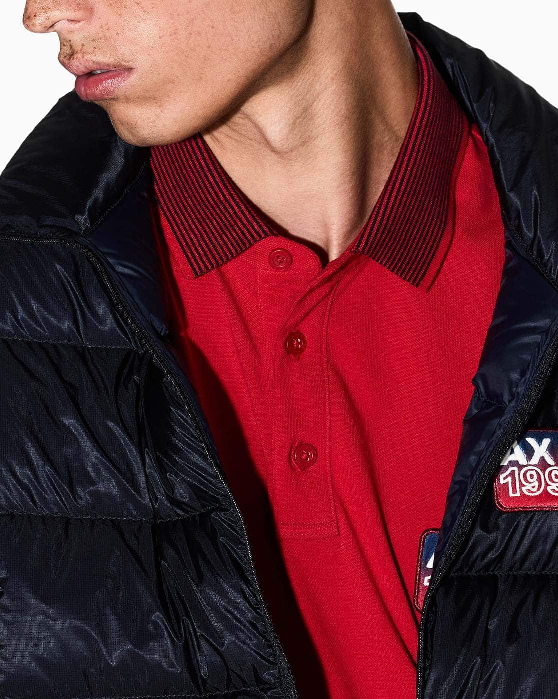 Buy ARMANI EXCHANGE Retro Regular Fit Sports Jacket Online | Ajio.com