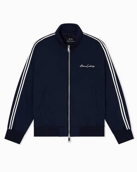Regular Fit Jacket with Brand Signature