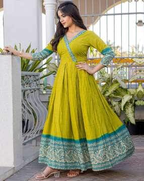 revangi Women Printed Anarkali Kurta -picture-16