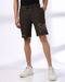Men Cord Embroidered Regular Fit Shorts