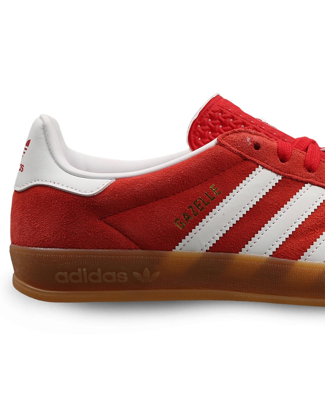 Buy Adidas Originals Gazelle Indoor Low-Top Lace-Up Shoes Red