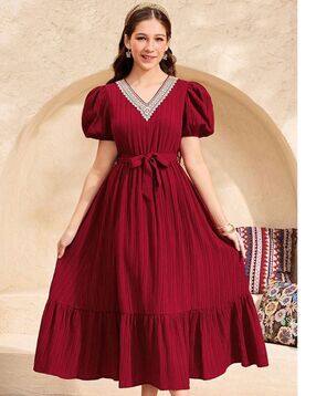 styleconnect Women Embroidered Fit & Flare Dress-picture-51