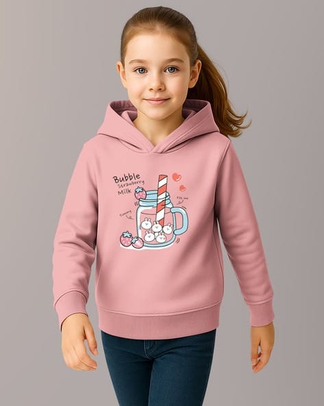 Hellcat Girls Graphic Print Regular Fit Hoodie