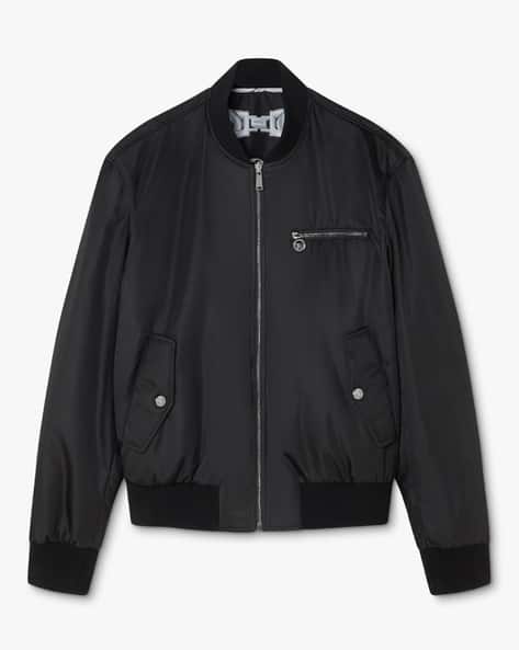 Buy VERSACE Medusa Chains Reversible Bomber Jacket | Black Color