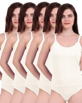inner element Women Pack of 5 Camisole-picture-21