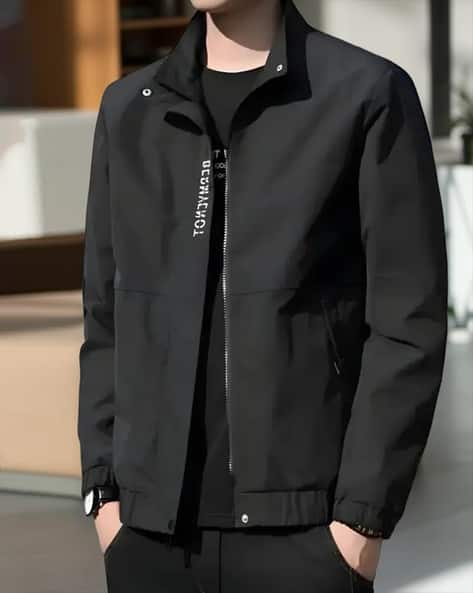 Buy Black Jackets & Coats for Men by Kajar Online | Ajio.com