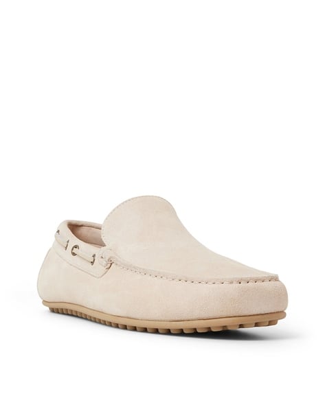 Aldo Men\'s Tan and Cream Slip-On Loafers Amazon.com | Aldo Men main image 4