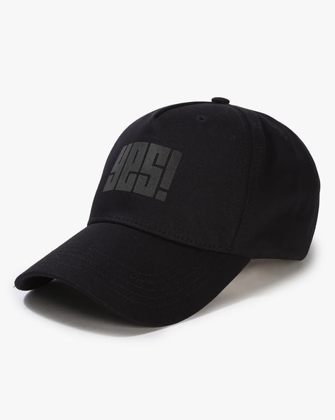 YOUSTA Men Typographic Print Baseball Cap