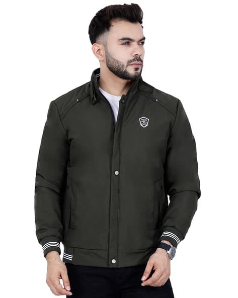 Buy Olive Green Jackets & Coats for Men by DOLLAR Online | Ajio.com