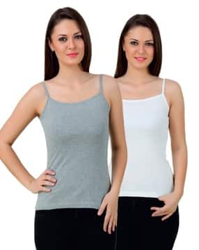 etico Women Pack of 2 Cotton Camisoles-picture-50