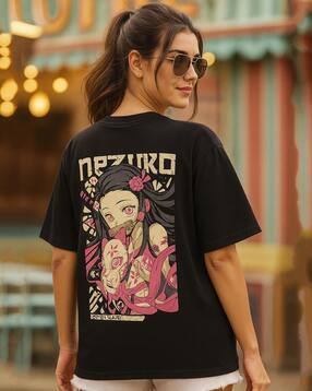 fabflee x ag Women Graphic Print Regular Fit Crew-Neck T-Shirt-picture-49