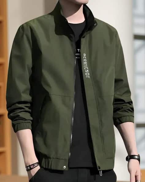 Buy Olive Jackets & Coats for Men by Kajar Online | Ajio.com