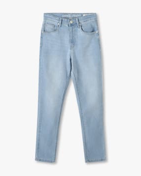 Boys Mid-Wash Slim Fit Jeans