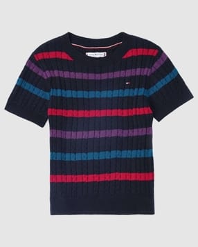 tommy hilfiger Crew Neck Stripe Pullover-picture-14