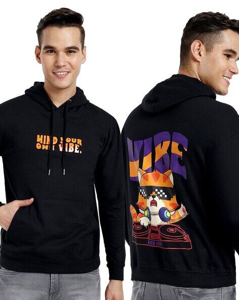 NEONOMAD Men Graphic Print Regular Fit Hoodie