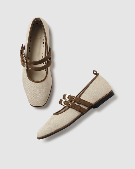 Marc Loire Women Round-Toe Ballerinas with Buckle-Accent - Image 6