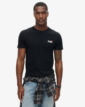 superdry Men Essential Logo Embroidered Regular Fit Crew-Neck T-Shirt-picture-18