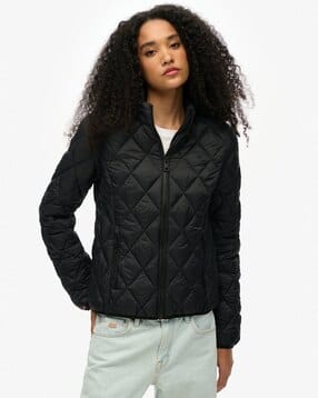 superdry Women Fuji Lite Quilted Regular Fit Jacket-picture-44