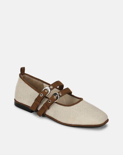 Marc Loire Women Round-Toe Ballerinas with Buckle-Accent - Image 2