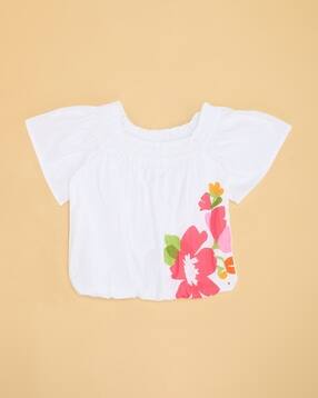 pantaloons junior Girls Floral Print Regular Top-picture-41