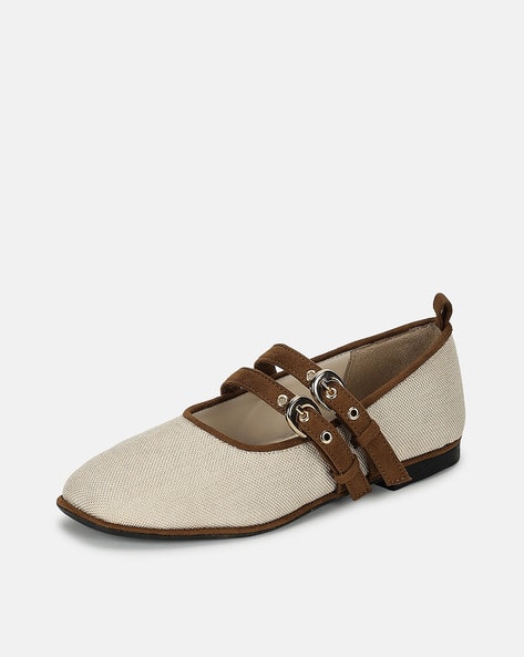 Marc Loire Women Round-Toe Ballerinas with Buckle-Accent - Image 4