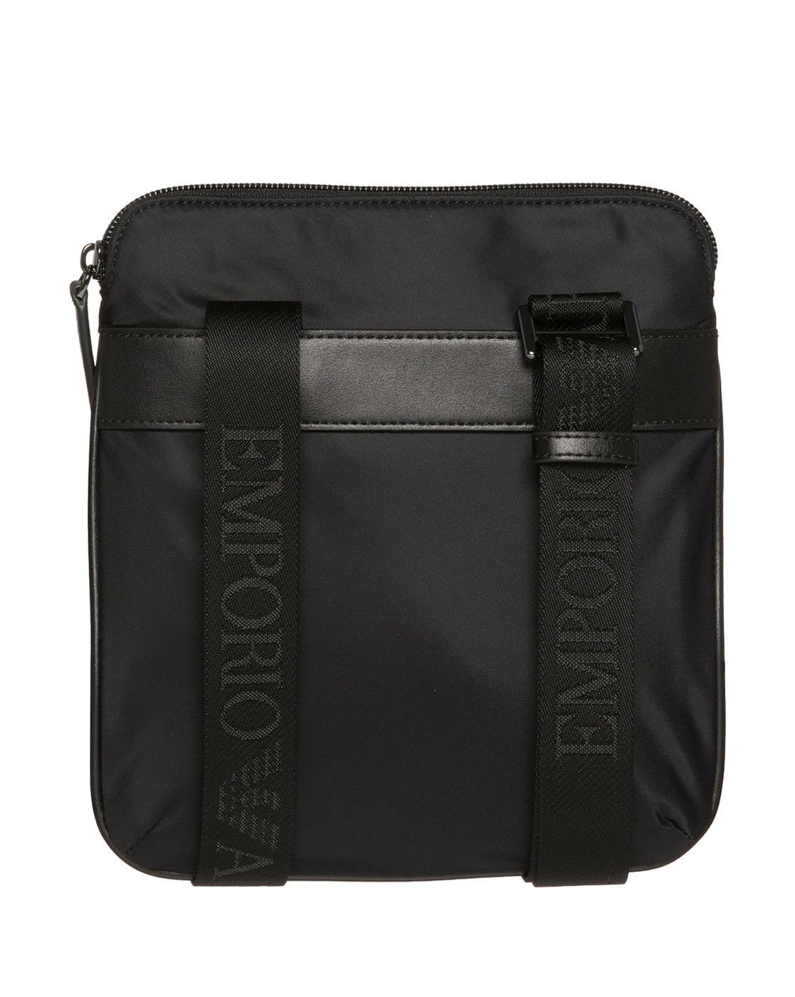 Buy EMPORIO ARMANI Flat Shoulder Bag | Black Color Men | AJIO LUXE