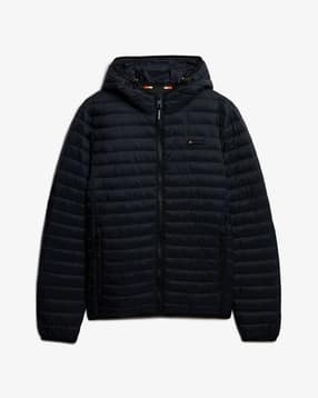 superdry Men Fuji Lite Quilted Regular Fit Hooded Puffer Jacket-picture-14