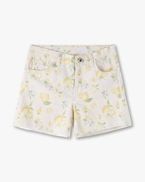 Girls All-Over Print Regular Fit Shorts