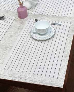 Set of 6 Striped Table Placemats