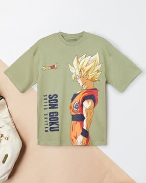 max Boys Son Goku Printed T-Shirt-picture-30