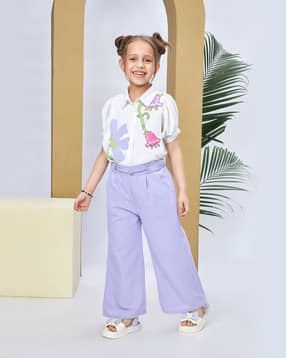 Girls Floral Pants with Top-image-20