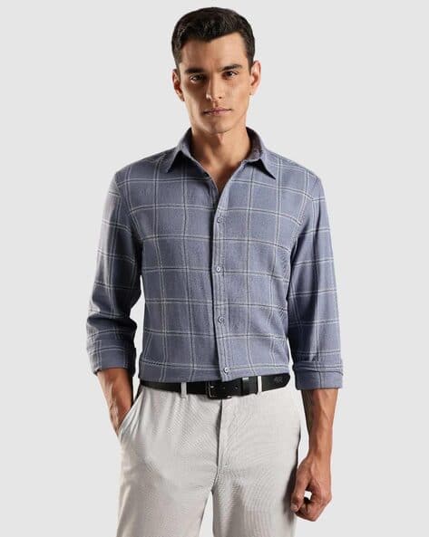 TOMMY HILFIGER Men Checks Regular Fit Shirt