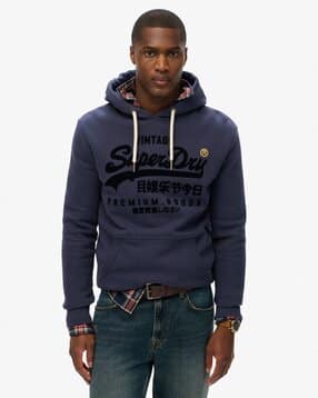 superdry Men Vl Tonal Brand Print Relaxed Fit Hoodie-picture-10