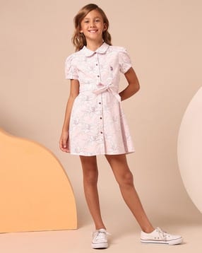 u.s. polo assn. Girls Floral A-line Dress-picture-31