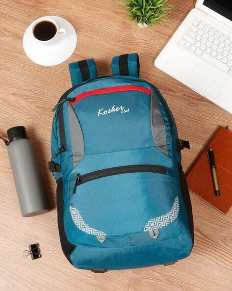 KOSHER Men Typographic Print Backpack with Adjustable Strap