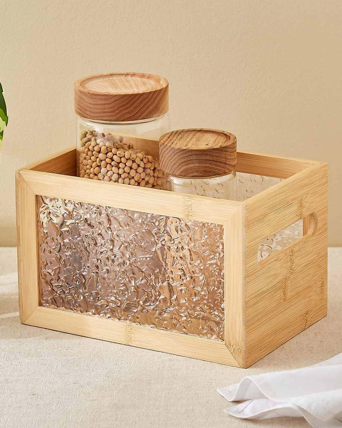 Buy Home Centre Zyra Vista Bamboo Organiser Online | Ajio.com