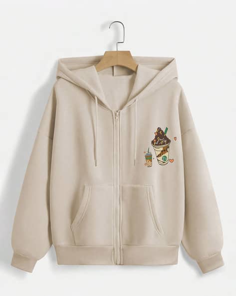 Fyre Rose Women Graphic Print Hoodie with Full Sleeves
