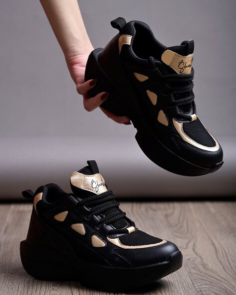 Girl Round-Toe Running Sneakers