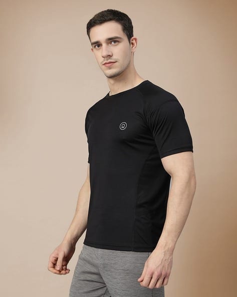 Buy BLACK Tshirts for Men by Chkokko Online