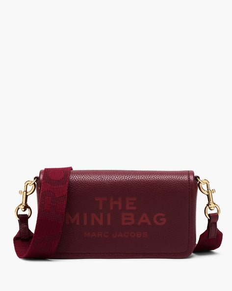 Buy MARC JACOBS The Leather Mini Bag | Cherry Color Women | AJIO LUXE