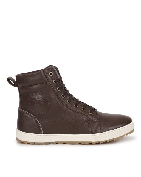 Men Hiankle Leather Boots