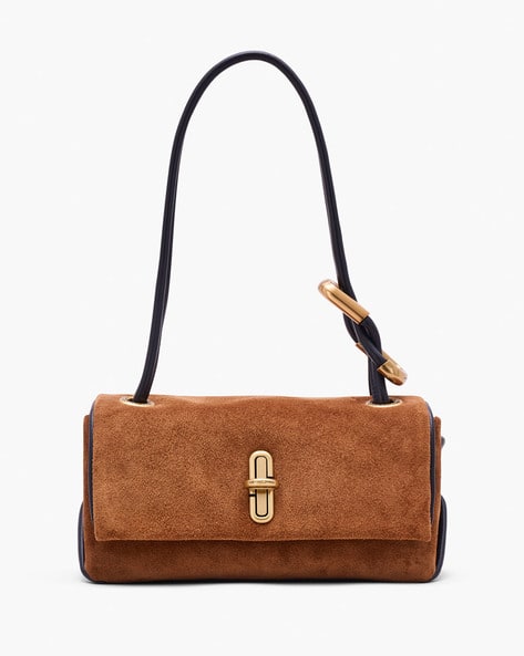 Buy MARC JACOBS The Suede Dual Mini Shoulder Bag Copper Color